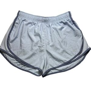 Nike Dri-Fit Running Shorts Women's Size Large Periwinkle Light Blue